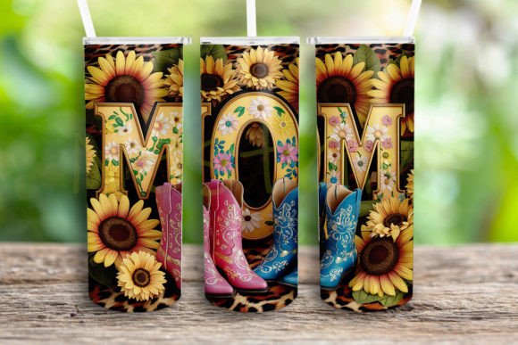 Cowgirl Mom Sunflower Mom Tumbler Wrap Review for Real Embroidery Projects