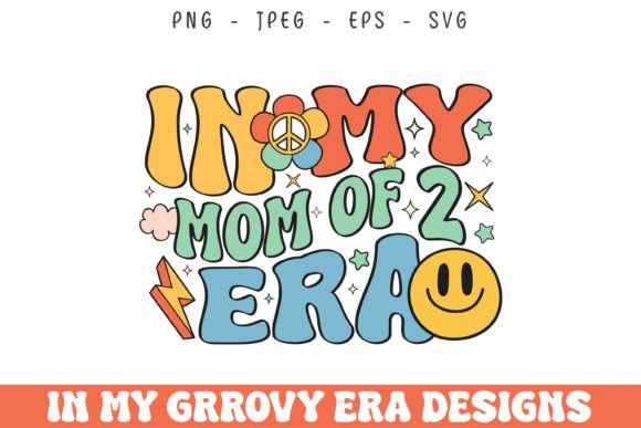 Groovy Retro Design for Modern Mom Embroidery Projects