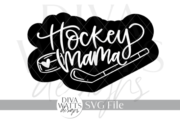 Hockey Mama SVG: Bold Design for Passionate Hockey Moms