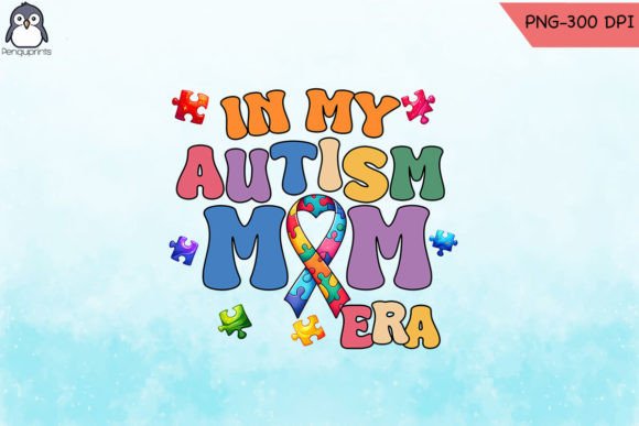 In My Veins Autism Mom PNG