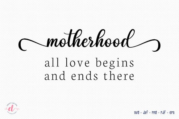 Motherhood SVG Mothers Day Design Review