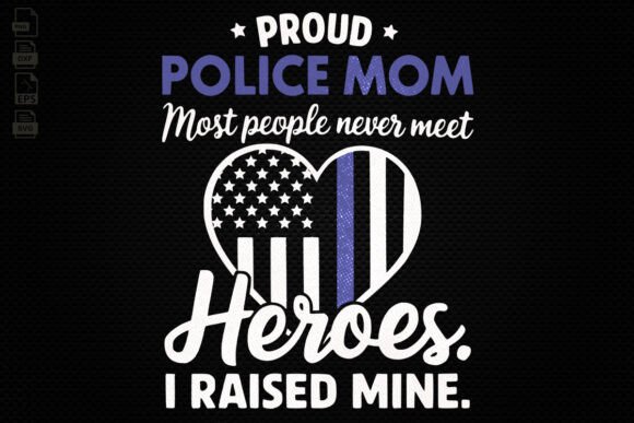Proud Police Mom: A Heartfelt Mothers Day Gift for Embroidery Makers
