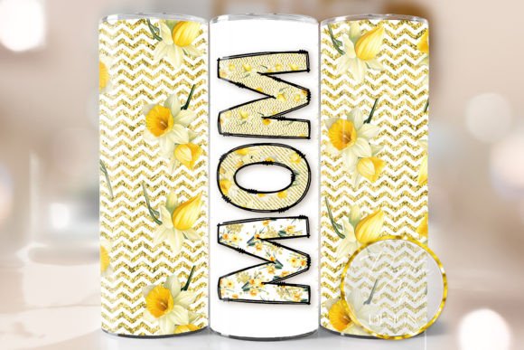 Spring Floral Mom Tumbler Wrap PNG Review